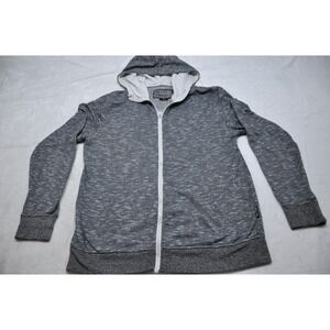 Brooklyn‎ Cloth Hoodie Sweatshirt Dark Heathered Gray & Black Men's Size M